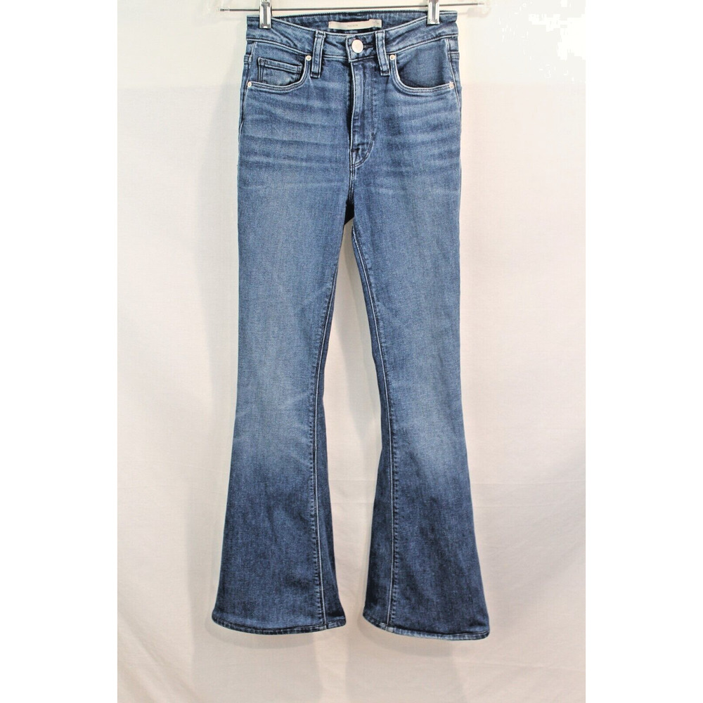Hudson Holly Flare Hippie Jeans Womens size 24 Blue Denim Stretch Pockets